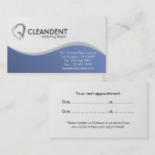 Dentaire - cartes de visite (Devant / Derrière)