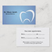 Dentaire - cartes de visite (Devant / Derrière)