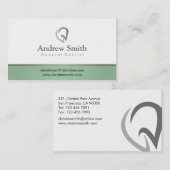 Dentaire - cartes de visite (Devant / Derrière)