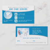 Dental Appointment Card | Tandenimplantaten Afsprakenkaartje (Voorkant / Achterkant)