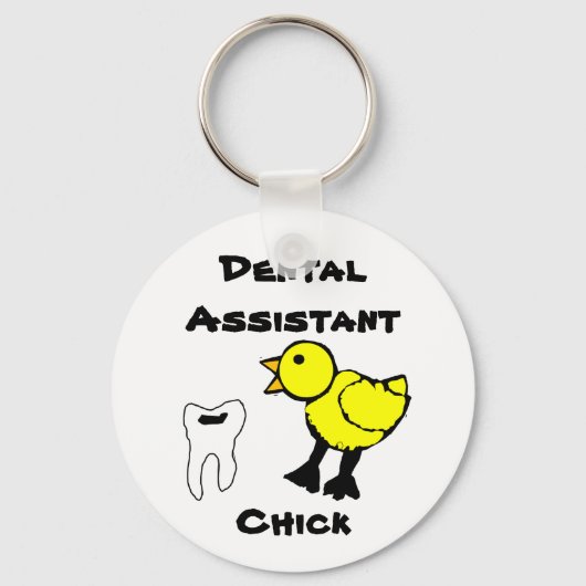 Dental Assistant Chick Sleutelhanger (Voorkant)