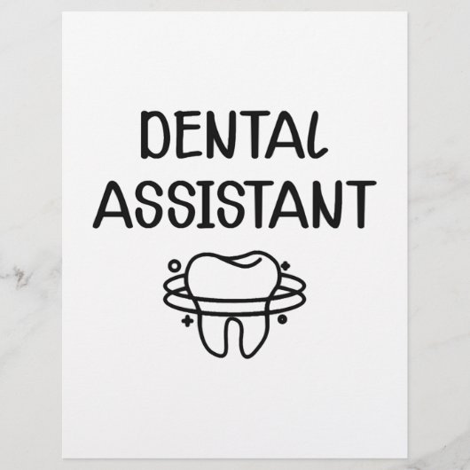 Dental Assistant Flyer (Voorkant)
