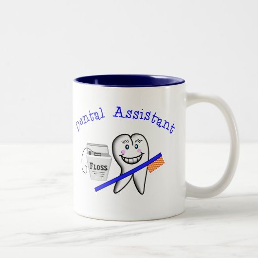 Dental Assistant Gifts Tweekleurige Koffiemok (Rechts)