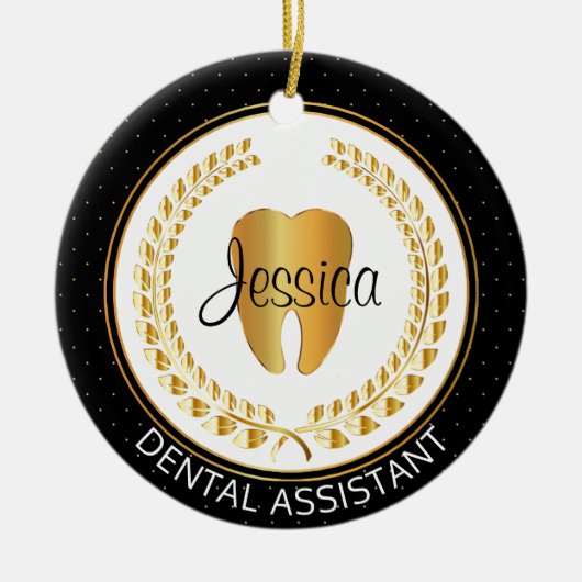 Dental 🦷 Assistant, Hygienist, student Keramisch Ornament (Voorkant)