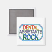 Dental Assistants Rock Magneet (Voorkant / Achterkant)
