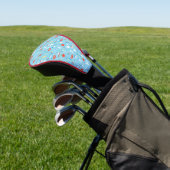 Dental Blue Pattern Golfheadcover (Insitu)
