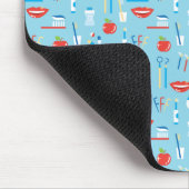 Dental Blue Pattern Muismat (Hoek)