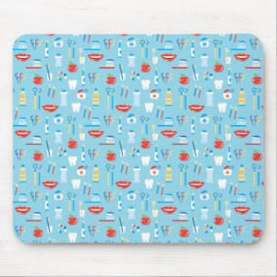 Dental Blue Pattern Muismat