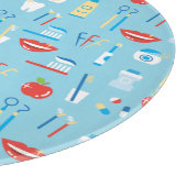 Dental Blue Pattern Snijplank (Hoek)