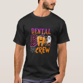 Dental Boo Crew Funny Boo Tanden Tandarts Matching T-shirt (Voorkant)