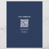 Dental Clinic Custom Logo Photo QR Flyer (Achterkant)