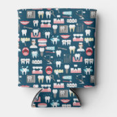 Dental Clinic Kantoor Pattern Blikjeskoeler (Voorkant)