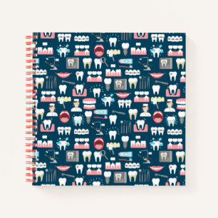 Dental Clinic Kantoor Pattern Notitieboek