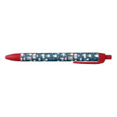 Dental Clinic Kantoor Pattern Zwarte Inkt Pen (Bodem)