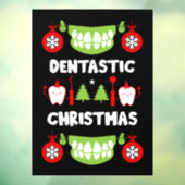 Dental Doctor Xmas Raamsticker (Vel 3)