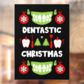 Dental Doctor Xmas Raamsticker (Vel 2)