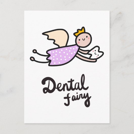 Dental Fairy Briefkaart (Voorkant)