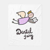 Dental Fairy Fleece Deken (Voorkant)