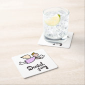 Dental Fairy Vierkante Kartonnen Onderzetter (Insitu)