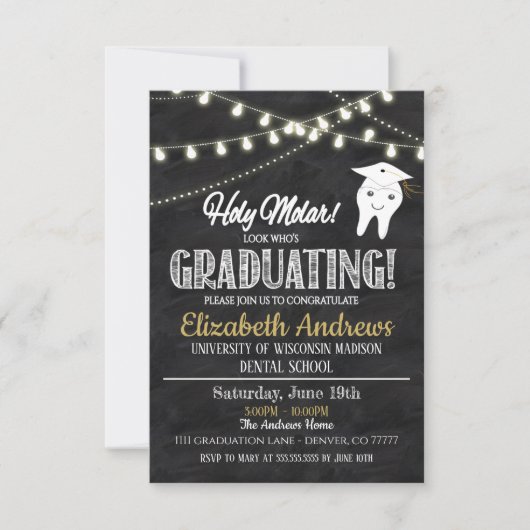 Dental Graduation Invitation (Devant)