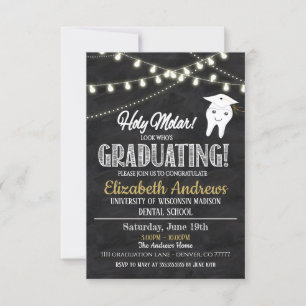 Dental Graduation Invitation Kaart