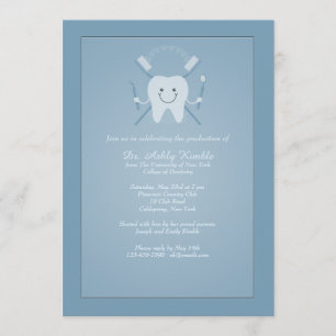 Dental Health Afstuderen Uitnodiging