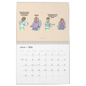 Dental Humor Cartoon Kalender (Mar 2026)