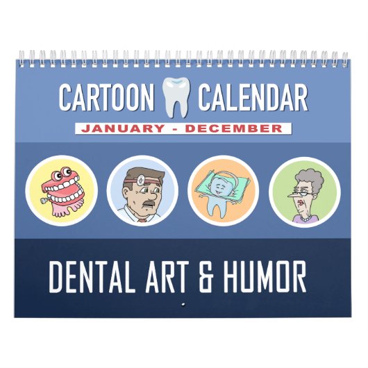 Dental Humor Cartoon Kalender (Hoes)
