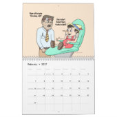 Dental Humor Cartoon Kalender (Feb 2027)