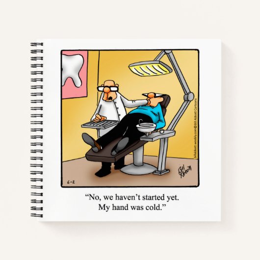Dental Humor spiraal Notitieboek (Voorkant)