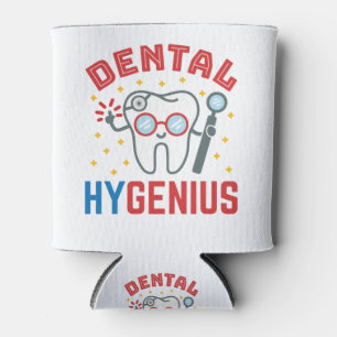 Dental Hygenius Hygienist RDH Funny Appreciation Blikjeskoeler