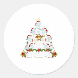 Dental Hygiene Oh Dentistree Tooth Xmas Ronde Sticker