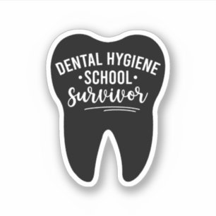 Dental Hygiene School Surviof Sticker