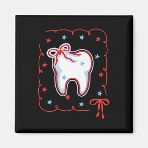 Dental Hygienist 4 juli Amerikaanse tandarts Coque Magneet