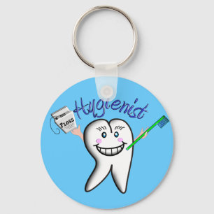 Dental Hygienist Blue Sleutelhanger