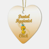 Dental Hygienist Chick Keramisch Ornament (Links)