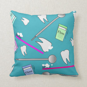 Dental Hygienist Tools Pillow Kussen