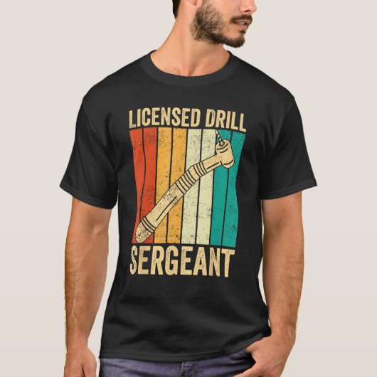 Dental Lab Tech Technician Assistant Licensed Dril T-shirt (Voorkant)