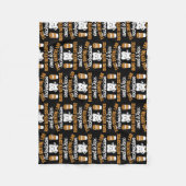 Dental Lab Technician Coffee and Wax Dentist Tech Fleece Deken (Voorkant)