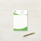 Dental Médicale Mint Leaf Tooth - Post-it® Notes (Sur un bureau)
