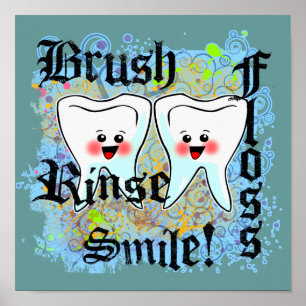 Dental Office Decor Poster