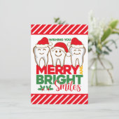 Dental Office Flat Vakantie Kaart (Staand voorkant)