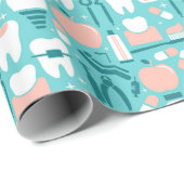Dental Pattern Cadeaupapier (Rol Hoek)