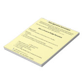 Dental Post Op Instructions (Crown or Bridge) Notitieblok (Gedraaid)