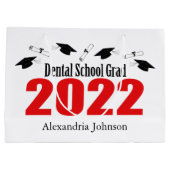Dental School Afstudeerder 2022 Afstuderen Gift Ba Groot Cadeauzakje (Achterkant)