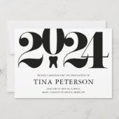 Dental School Afstuderen Aankondiging (Voorkant)