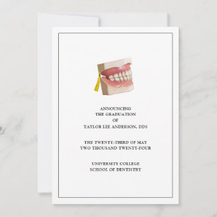Dental School Afstuderen Aankondiging