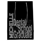 Dental School Afstuderen Extraordinaire CUSTOM Medium Cadeauzakje (Achterkant)