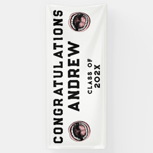 Dental School Graduation Party Spandoek (Verticaal)