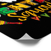 Dental Squad Cinco De Mayo Tooth Mexican Sombrero Poster (Hoek)